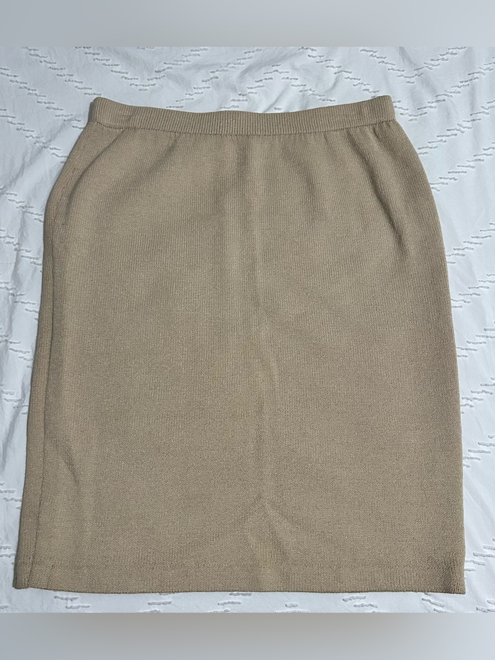 St. John Women’s Vintage Santana Knit Wool Blend Knee Length Pencil Skirt Sz 10